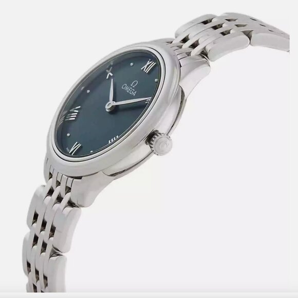 NEW Omega De Ville Quartz Green Dial Ladies Watch - Picture 2 of 3